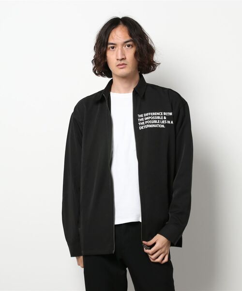 semantic design（セマンティックデザイン）の「セマンティックデザイン/semantic design バタフライ刺繍 長袖ビッグシャツアウター（シャツ/ブラウス・メンズ・レッド/ブルー・MEDIUM/LARGE）」の10枚目の写真