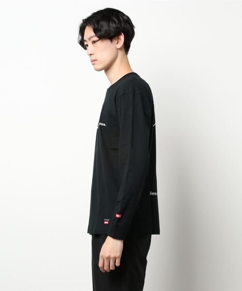 CERCA(チェルカ)の「BEYES/プリント L/S C/N(Tシャツ/カットソー・メンズ・ホワイト/ベージュ/ブラック・MEDIUM/LARGE)」の5枚目の写真