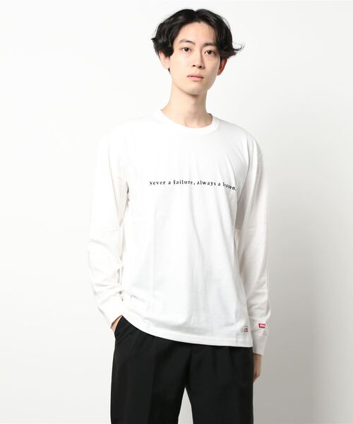 CERCA(チェルカ)の「BEYES/プリント L/S C/N(Tシャツ/カットソー・メンズ・ホワイト/ベージュ/ブラック・MEDIUM/LARGE)」の10枚目の写真