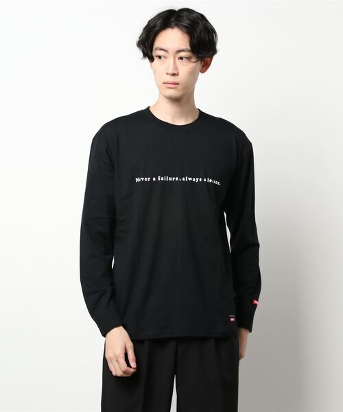 CERCA(チェルカ)の「BEYES/プリント L/S C/N(Tシャツ/カットソー・メンズ・ホワイト/ベージュ/ブラック・MEDIUM/LARGE)」の8枚目の写真