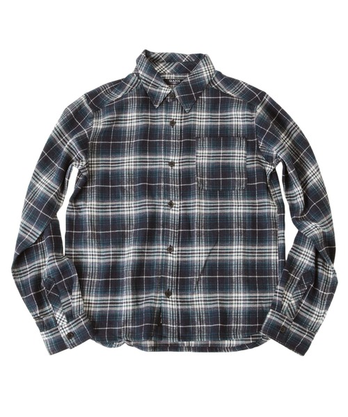 GLAZOS(グラソス)の「ネルチェック・長袖シャツ(シャツ/ブラウス・キッズ・ブラック/ベージュ/ブルー/グリーン・130cm/140cm/150cm/160cm/170cm)」の12枚目の写真