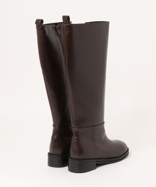 Didot.showroom（ディドット ショールーム）の「round long boots（ブーツ・レディース・ブラック/ブラウン・24cm/24.5cm/25cm/23.5cm/23cm）」の16枚目の写真