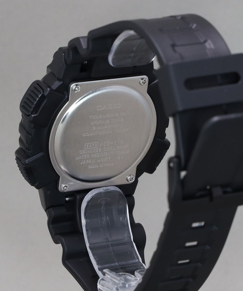 CASIO(カシオ)の「CASIO Collection / アナログ&デジタル / AEQ-110W-1BJH(アナログ腕時計・メンズ・ブラック・FREE)」の6枚目の写真