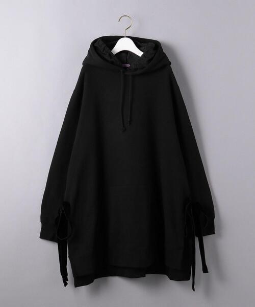 SueUNDERCOVER(スーアンダーカバー)の「<SueUNDERCOVER(スーアンダーカバー)>ビッグ フーディ ■■■(パーカー・レディース・ブラック・1)」の1枚目の写真