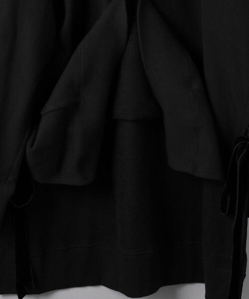 SueUNDERCOVER(スーアンダーカバー)の「<SueUNDERCOVER(スーアンダーカバー)>ビッグ フーディ ■■■(パーカー・レディース・ブラック・1)」の6枚目の写真