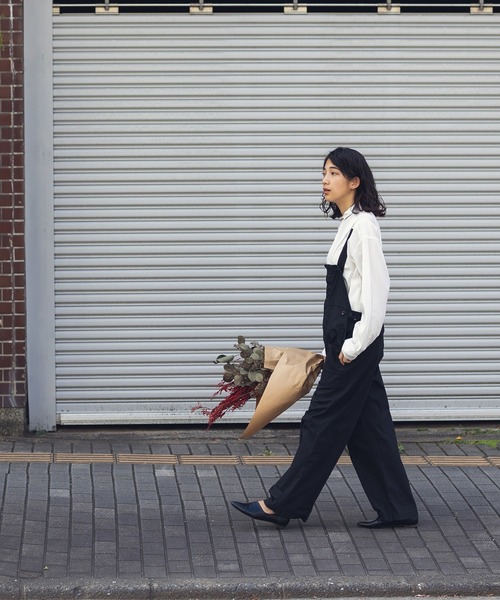 khakito（カーキト）の「綿100% ヘリンボーンジャーマンワークサロペット（サロペット/オーバーオール・レディース・ブラック/ブラウン/カーキ・FREE）」の20枚目の写真