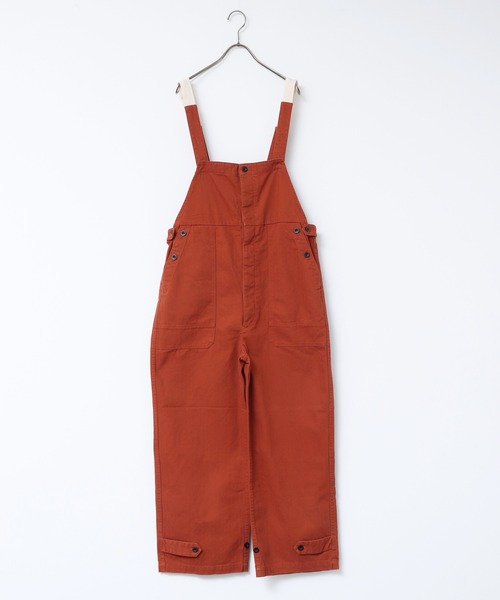 khakito（カーキト）の「綿100% ヘリンボーンジャーマンワークサロペット（サロペット/オーバーオール・レディース・ブラック/ブラウン/カーキ・FREE）」の9枚目の写真