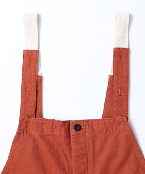 khakito（カーキト）の「綿100% ヘリンボーンジャーマンワークサロペット（サロペット/オーバーオール・レディース・ブラック/ブラウン/カーキ・FREE）」の21枚目の写真