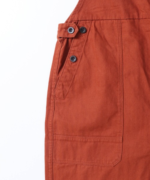 khakito（カーキト）の「綿100% ヘリンボーンジャーマンワークサロペット（サロペット/オーバーオール・レディース・ブラック/ブラウン/カーキ・FREE）」の14枚目の写真