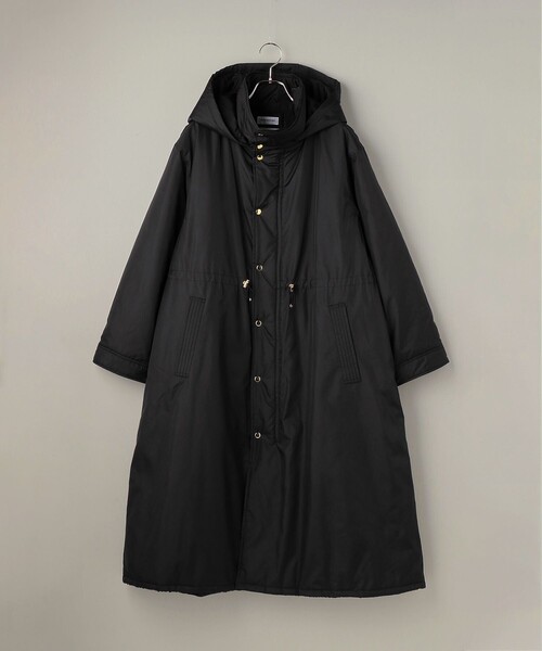 Aresense（アーセンス）の「Aresense/アーセンス ウルタスロングコート（ダウンジャケット/コート・レディース・キャメル/オフホワイト/ブラック・ﾌﾘ-）」の2枚目の写真