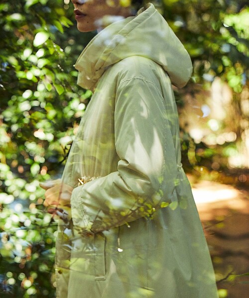 Aresense（アーセンス）の「Aresense/アーセンス ウルタスロングコート（ダウンジャケット/コート・レディース・キャメル/オフホワイト/ブラック・ﾌﾘ-）」の6枚目の写真