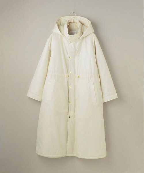 Aresense（アーセンス）の「Aresense/アーセンス ウルタスロングコート（ダウンジャケット/コート・レディース・キャメル/オフホワイト/ブラック・ﾌﾘ-）」の8枚目の写真