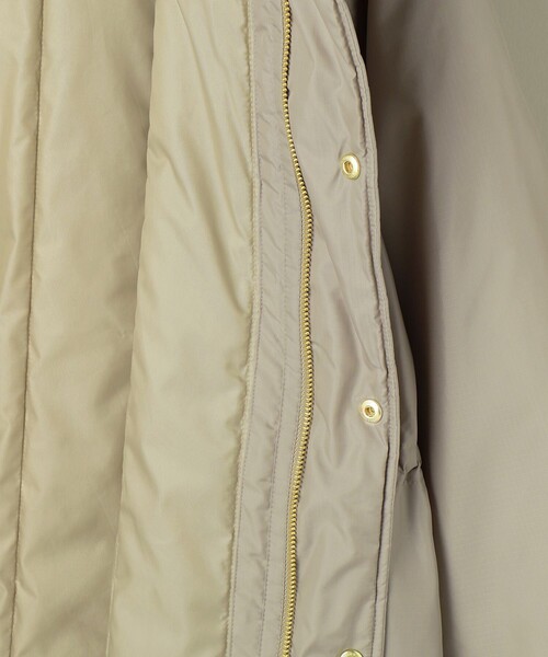 Aresense（アーセンス）の「Aresense/アーセンス ウルタスロングコート（ダウンジャケット/コート・レディース・キャメル/オフホワイト/ブラック・ﾌﾘ-）」の14枚目の写真