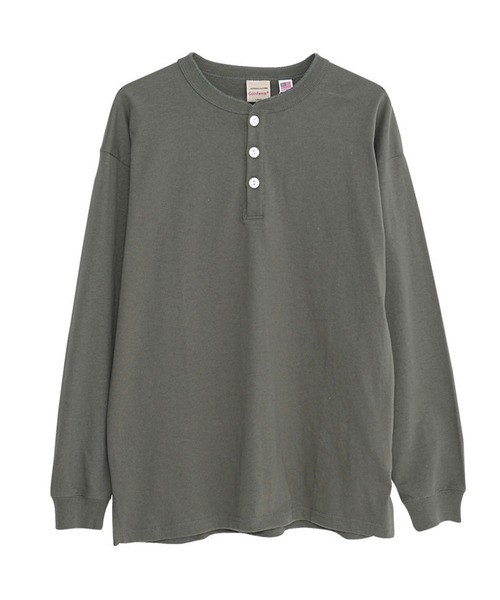 Goodwear/グッドウェア』WEB別注 USAコットンヘンリーネック長袖