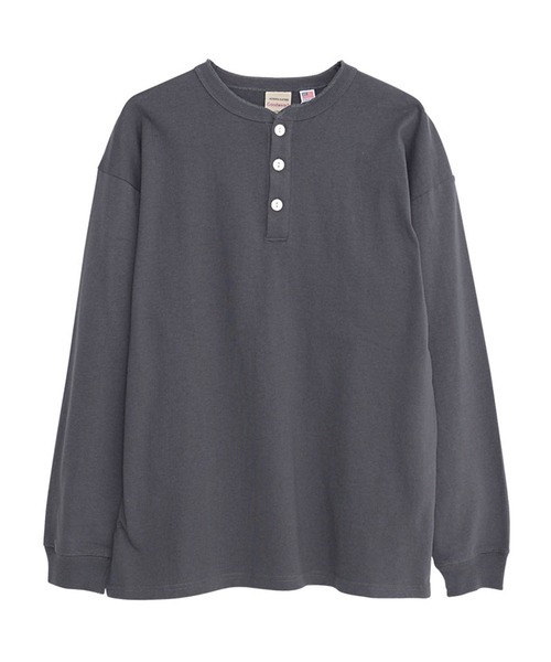 Goodwear/グッドウェア』WEB別注 USAコットンヘンリーネック長袖