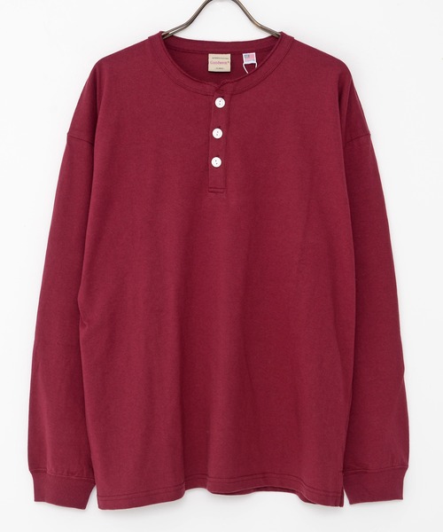 Goodwear/グッドウェア』WEB別注 USAコットンヘンリーネック長袖