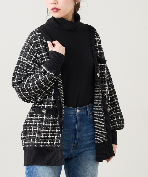 natural couture(ナチュラルクチュール)の「便利な微起毛カットタートル(Tシャツ/カットソー・レディース・ブラック/ベージュ/ブラウン/オフホワイト/ピンク/グリーン・FREE)」の1枚目の写真