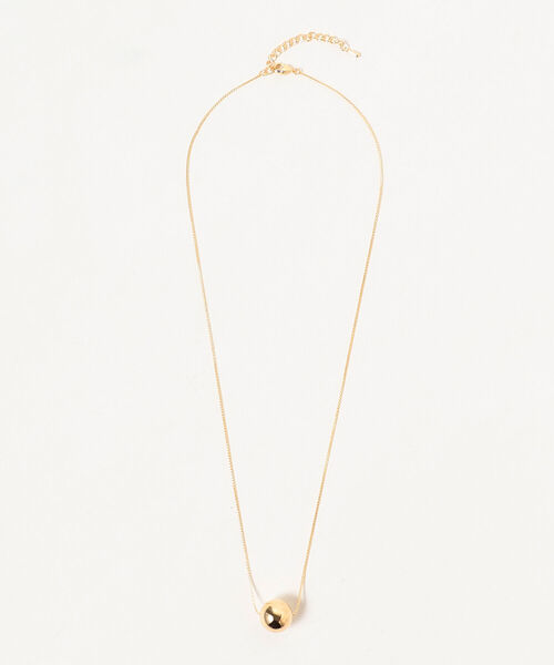 BEAMS LIGHTS（ビームスライツ）の「BEAMS LIGHTS / ボール ネックレス（ネックレス・レディース・シルバー/ゴールド・ONE SIZE）」の6枚目の写真