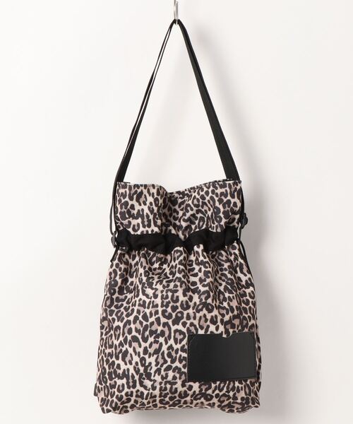 CIAOPANIC（チャオパニック）の「レオパードアソート巾着ショルダーバッグ（ショルダーバッグ・レディース・ブラウン/グレー・FREE）」の7枚目の写真