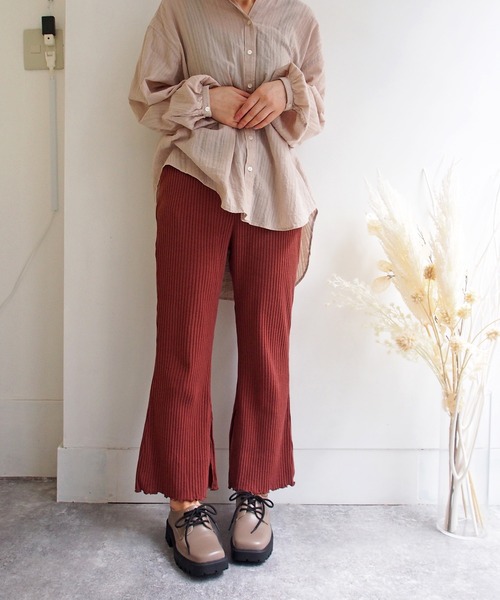 byあしながおじさん（バイアシナガオジサン）の「厚底レースアップシューズ　-8710421（その他シューズ・レディース・ブラック/グレイッシュベージュ/アイボリー・LL/L/S/M）」の22枚目の写真