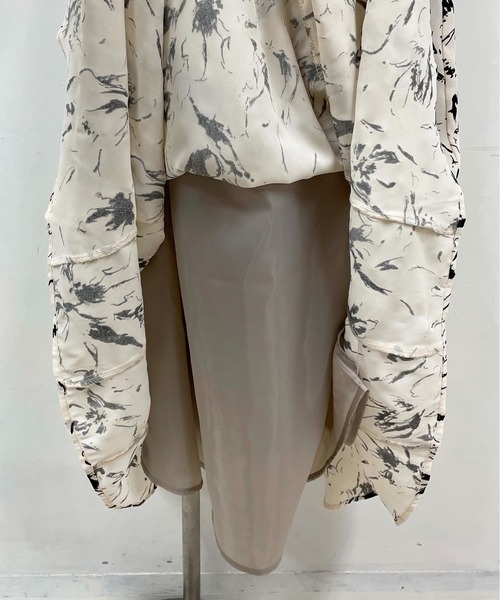 PICCIN(ピッチン)の「フロッキープリントマーメイドスカート(スカート・レディース・ブラック/オフホワイト・M/L)」の17枚目の写真