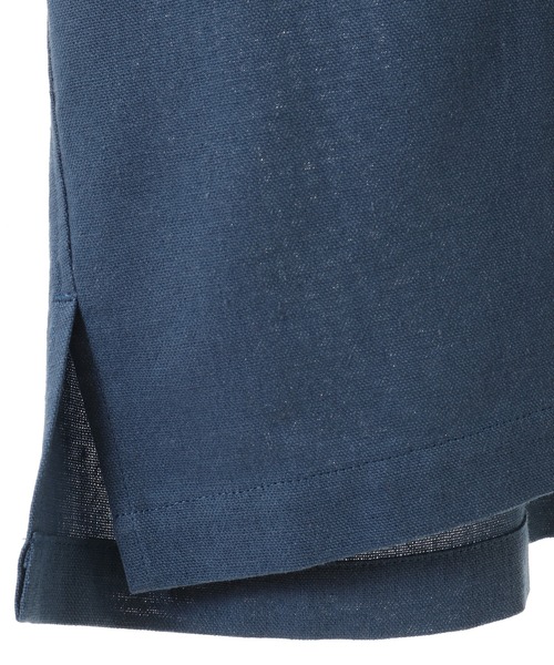 UNION STATION（ユニオンステーション）の「ソフトポプリン七分丈CPOバンドカラーシャツ（シャツ/ブラウス・メンズ・オフホワイト/オレンジ/ブルー・LL/M/L）」の17枚目の写真