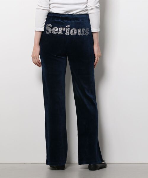 CRANK(クランク)の「A'GEM/9 × .kom『CRANK/クランク』VELVET CUBIC TRAINING PANTS/ベルベット トレーニングパンツ(その他パンツ・レディース・グレー/ネイビー・FREE)」の6枚目の写真