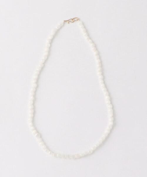 Steven Alan（スティーブンアラン）の「＜Toile＞GLASS BEADS NECKLACE WHITE/ネックレス（ネックレス