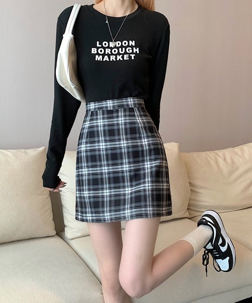 セール Urge チェック柄 台形 ミニスカート スカート Urge アージコロン のファッション通販 Zozotown