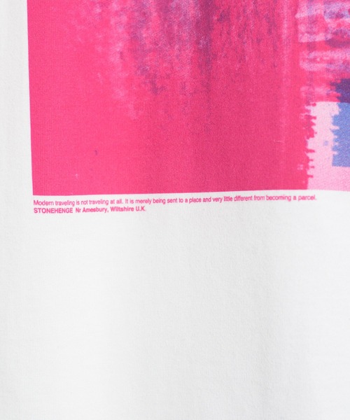 JANESMITH(ジェーンスミス)の「JANESMITH ジェーンスミス / STONEHENGE T-SHIRT グラフィックプリントビッグシルエットTシャツ / 22SCT-#338S(Tシャツ/カットソー・レディース・ホワイト・SMALL/MEDIUM/LARGE/X-LARGE)」の3枚目の写真