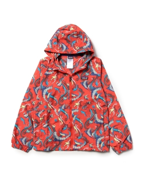 patagonia（パタゴニア）の「Patagonia / KIDS バギーズジャケット（ブルゾン・レディース・レッド/ネイビー・ONE SIZE）」の2枚目の写真
