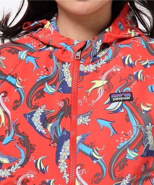 patagonia（パタゴニア）の「Patagonia / KIDS バギーズジャケット（ブルゾン・レディース・レッド/ネイビー・ONE SIZE）」の7枚目の写真