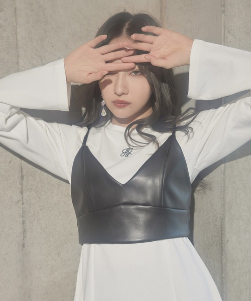 ANDGEEBEE（アンジービー）の「ビスチェセットカットワンピ（ワンピース・レディース・ホワイト/ブラック・MEDIUM）」の15枚目の写真