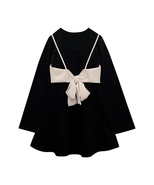 ANDGEEBEE（アンジービー）の「ビスチェセットカットワンピ（ワンピース・レディース・ホワイト/ブラック・MEDIUM）」の10枚目の写真