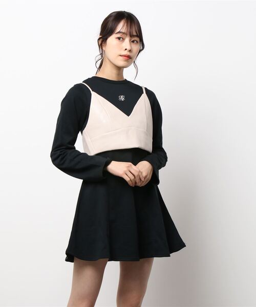 ANDGEEBEE（アンジービー）の「ビスチェセットカットワンピ（ワンピース・レディース・ホワイト/ブラック・MEDIUM）」の22枚目の写真