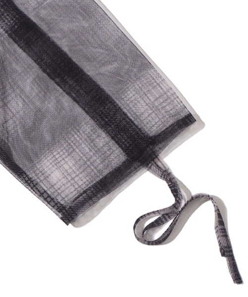 atmos pink（アトモスピンク）の「atmos pink オーガンジーシャーリングトップス（その他トップス・レディース・グリーン/ブルー/ブラック・FREE）」の11枚目の写真