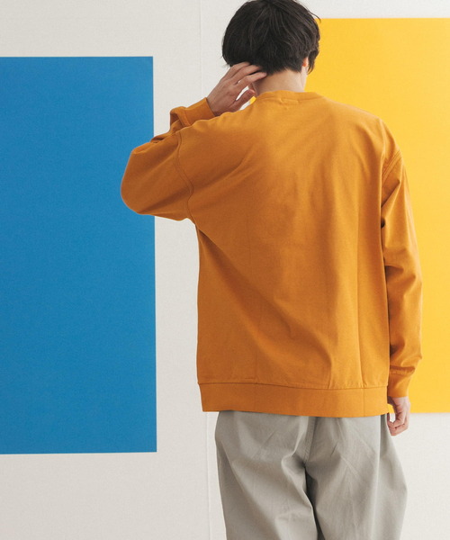 FORK&SPOON（フォークアンドスプーン）の「FORK&SPOON　クルーネックカットソー（Tシャツ/カットソー・メンズ・グレー/オフホワイト/オレンジ・4/5）」の12枚目の写真