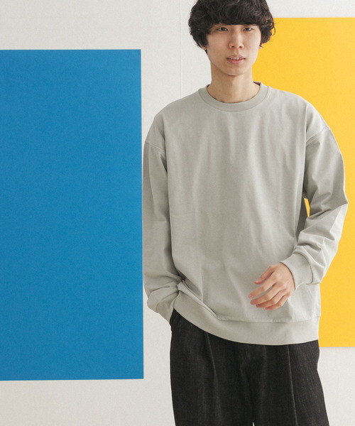 FORK&SPOON（フォークアンドスプーン）の「FORK&SPOON　クルーネックカットソー（Tシャツ/カットソー・メンズ・グレー/オフホワイト/オレンジ・4/5）」の14枚目の写真