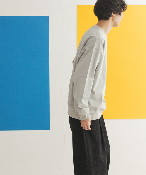 FORK&SPOON（フォークアンドスプーン）の「FORK&SPOON　クルーネックカットソー（Tシャツ/カットソー・メンズ・グレー/オフホワイト/オレンジ・4/5）」の17枚目の写真