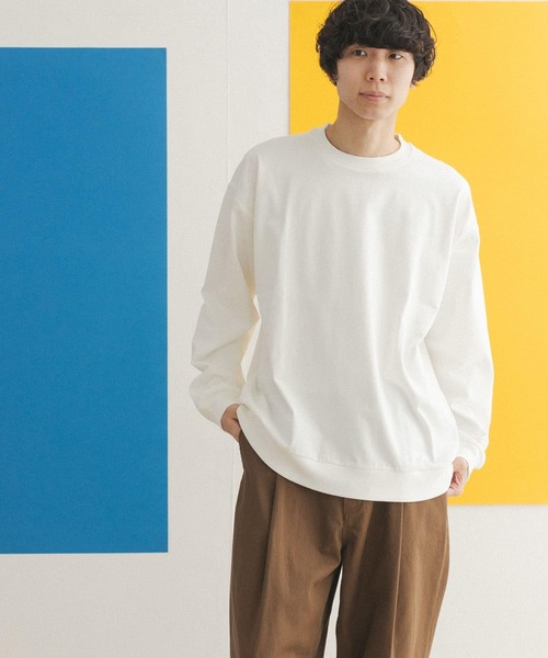 FORK&SPOON（フォークアンドスプーン）の「FORK&SPOON　クルーネックカットソー（Tシャツ/カットソー・メンズ・グレー/オフホワイト/オレンジ・4/5）」の22枚目の写真