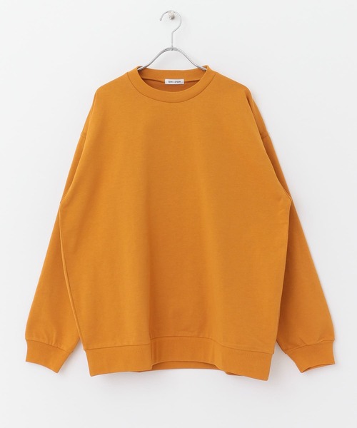 FORK&SPOON（フォークアンドスプーン）の「FORK&SPOON　クルーネックカットソー（Tシャツ/カットソー・メンズ・グレー/オフホワイト/オレンジ・4/5）」の8枚目の写真