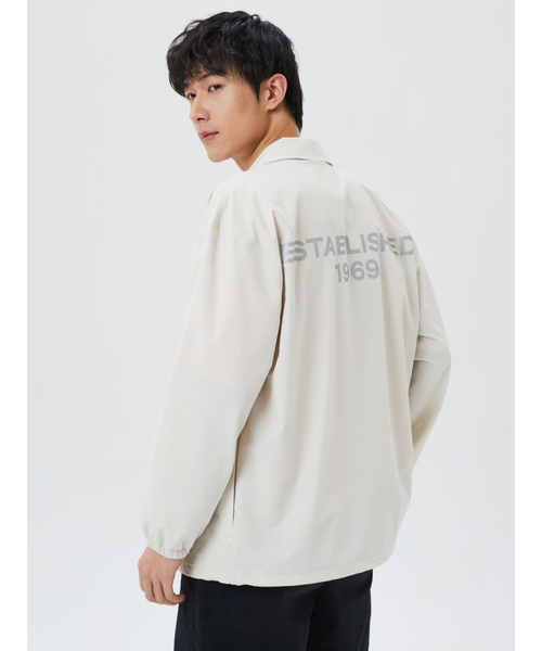 GAP コーチジャケット メンズ Sサイズ アウター ブラック GAP（ギャップ）の「コーチ ジャケット（その他アウター）」 - WEAR