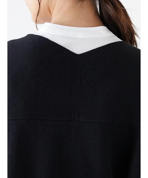 CRAFT STANDARD BOUTIQUE(クラフトスタンダードブティック)の「【ウォッシャブル】ジレニットワンピース *(ベスト・レディース・ブラック/モカ・FREE)」の16枚目の写真