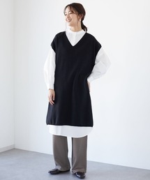 CRAFT STANDARD BOUTIQUE | ジレニットワンピース　＊(ベスト)