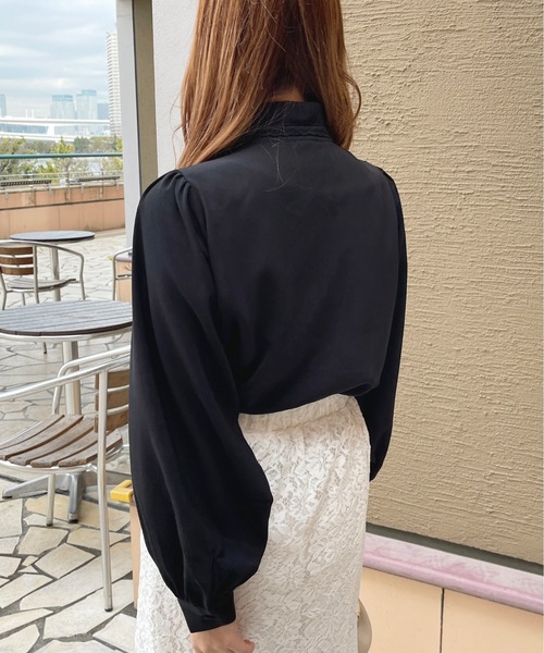 apres jour（アプレジュール）の「レースボウタイブラウス【ZOZOTOWN限定アイテム】（シャツ/ブラウス・レディース・ブラック/ブルー系その他/オフホワイト・フリー/X-LARGE）」の15枚目の写真