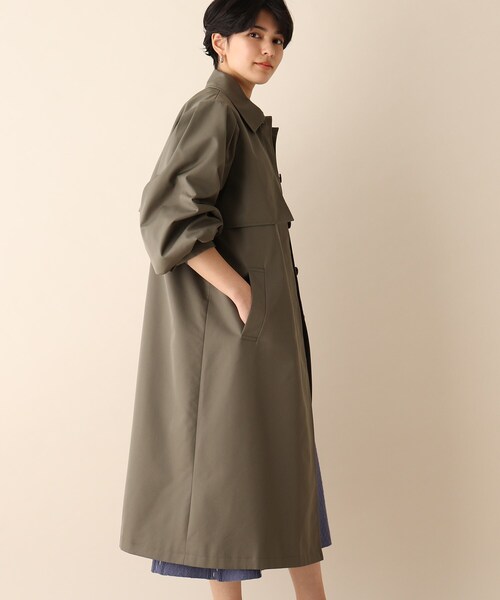 OPAQUE.CLIP（オペークドットクリップ）の「◆2WAYトレンチコート（トレンチコート・レディース・ベージュ/ダークオリーブ・38）」の15枚目の写真