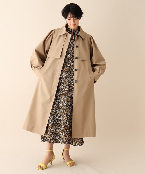 OPAQUE.CLIP（オペークドットクリップ）の「◆2WAYトレンチコート（トレンチコート・レディース・ベージュ/ダークオリーブ・38）」の21枚目の写真