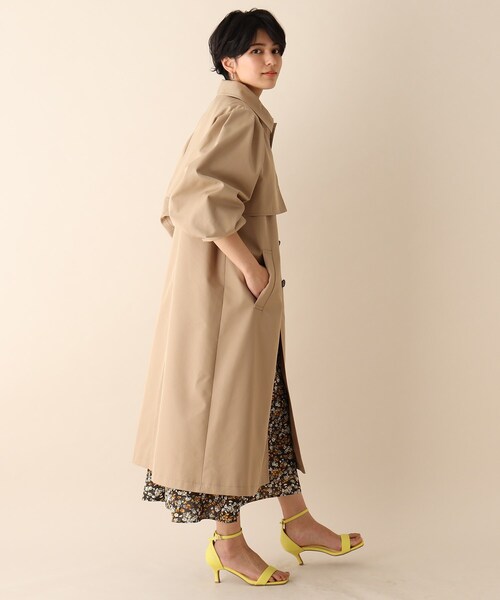 OPAQUE.CLIP（オペークドットクリップ）の「◆2WAYトレンチコート（トレンチコート・レディース・ベージュ/ダークオリーブ・38）」の19枚目の写真