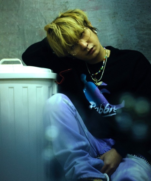 9090(ナインティナインティ)の「NoName×badmood/ノーネーム×バッドムード/RabbitSweat(スウェット・メンズ・ブラック/グレー/ブルー・X-LARGE/MEDIUM/LARGE)」の2枚目の写真