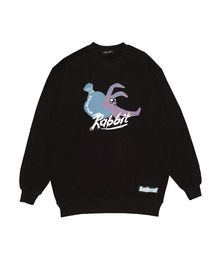 badmood×9090 rabbit パーカー　バッドムード スミ badmood×9090 rabbit パーカー バッドムーブ スミ